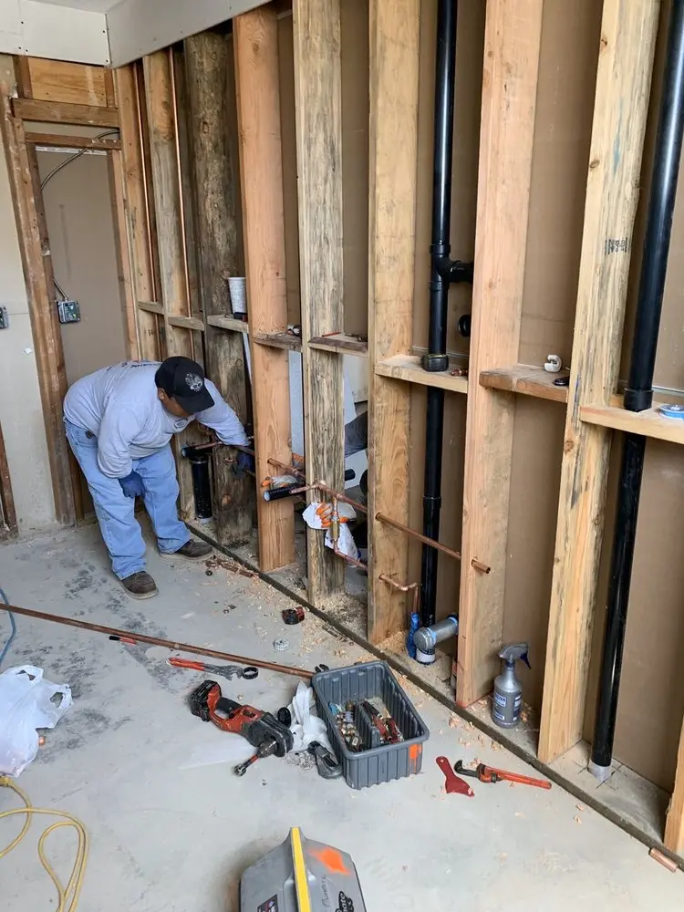 Commercial rough-in plumbing for Gas Line Repair in Needham Junction